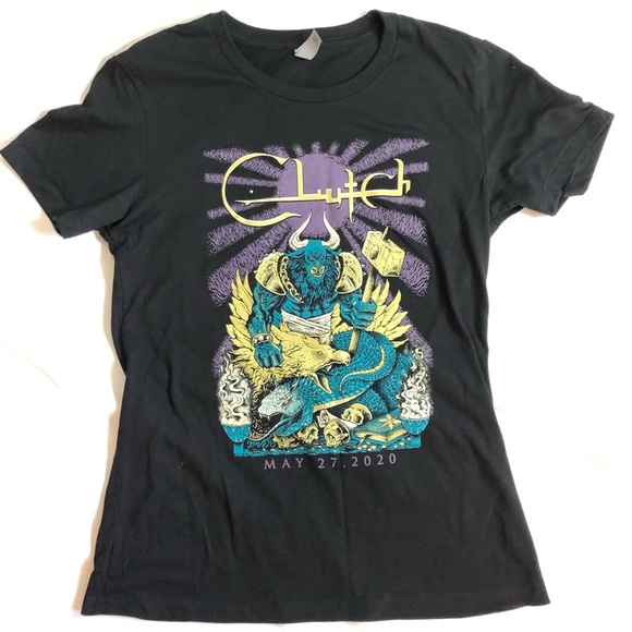 Clutch 2020 band t shirt black Women’s size medium - Picture 7 of 13